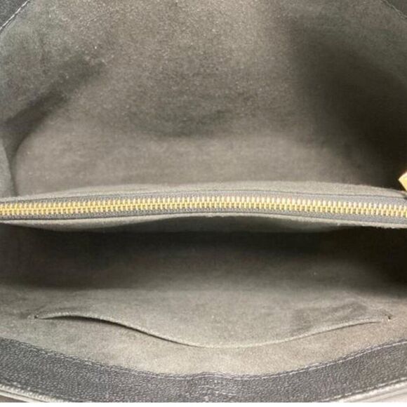 Louis Vuitton Cuir Plume and Cuir Ecume Leather Very One Handle in Noir Satchel - Picture 9 of 13